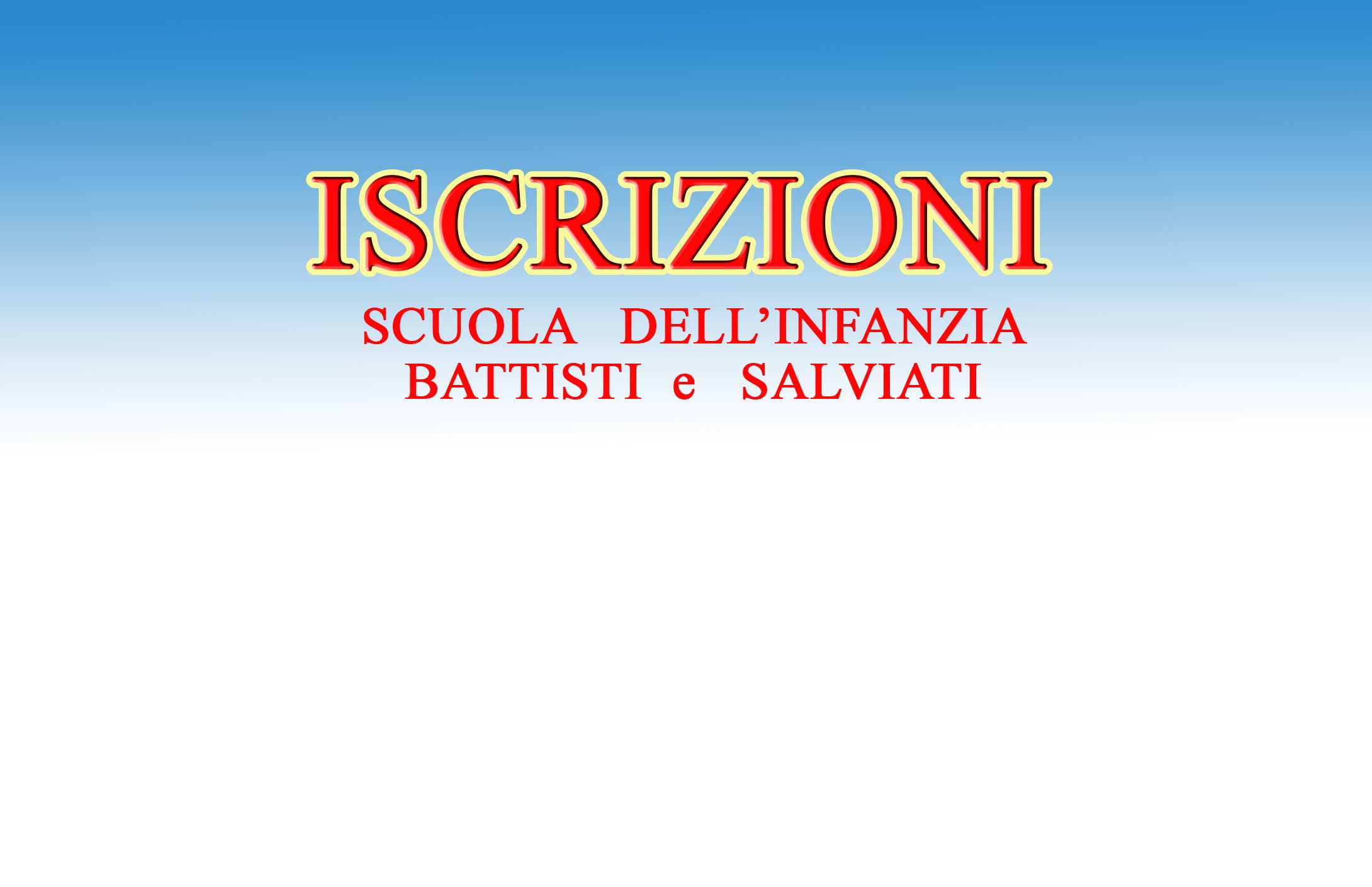 122 – CIRCOLARE Iscrizioni alle Sezioni della scuola Infanzia A.S. 2024-2025